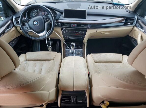 5UXKR2C52G0R70118 2016 BMW X5 Silver Вид панелі приладів