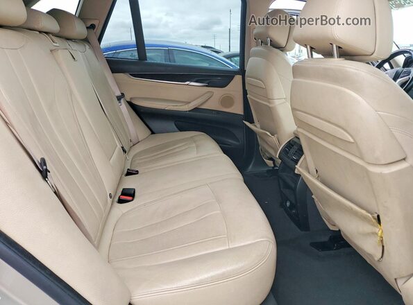 5UXKR2C52G0R70118 2016 BMW X5 Silver Вид задніх сидінь