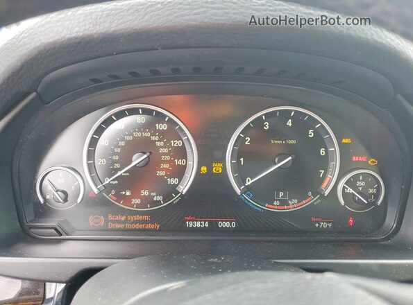 5UXKR2C52G0R70118 2016 BMW X5 Silver Вид щитка приладів