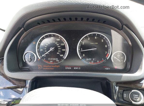 5UXKR2C54G0H42236 2016 BMW X5 Gray Հետևի նստատեղերի տեսք