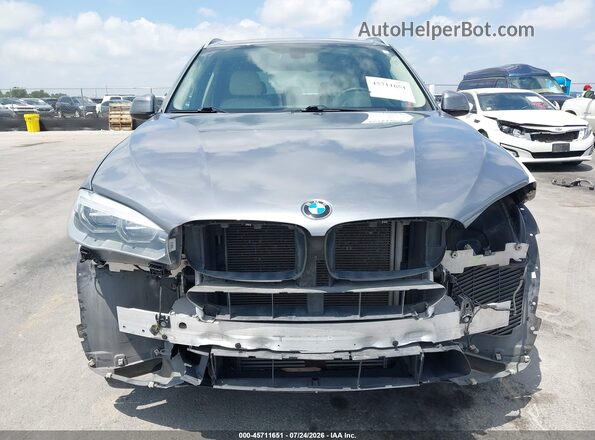 5UXKR2C54G0H42236 2016 BMW X5 Gray Սալոնի հետևի տեսք