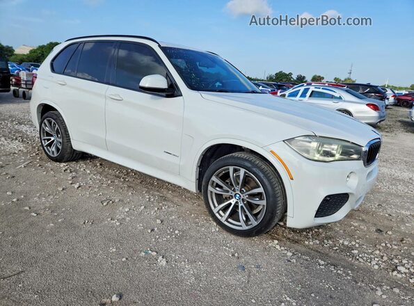 5UXKR2C54H0U20744 2017 BMW X5 White Передня права чверть