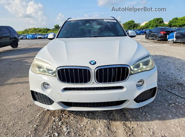 5UXKR2C54H0U20744 2017 BMW X5 White Вид спереду