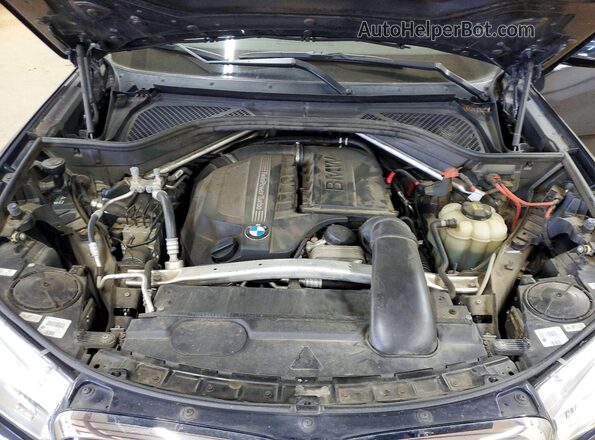 5UXKR2C54J0X09984 2018 BMW X5 Синий Вид подкапотного пространства