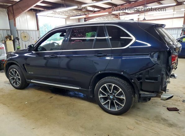 5UXKR2C54J0X09984 2018 BMW X5 Синий Задняя левая четверть