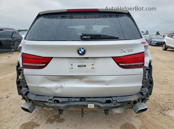 5UXKR2C56J0Z20409 2018 BMW X5 Silver Հետևի տեսք