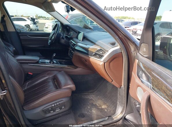 5UXKR2C59G0R69337 2016 BMW X5 Brown Vista interior delantera