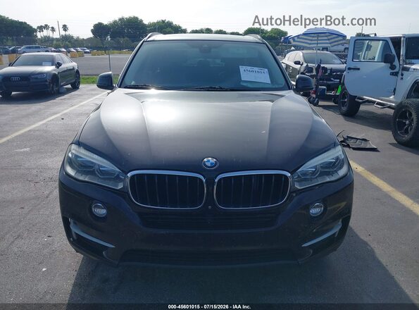 5UXKR2C59G0R69337 2016 BMW X5 Brown Vista del cuadro de instrumentos