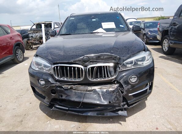 5UXKR2C5XJ0Z15181 2018 BMW X5 Black ხელსაწყოთა პანელის ხედი