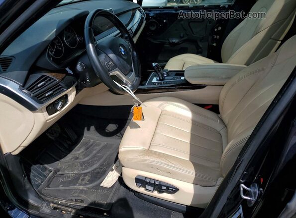 5UXKR6C3XH0U12931 2017 BMW X5 Blue Вид салону спереду