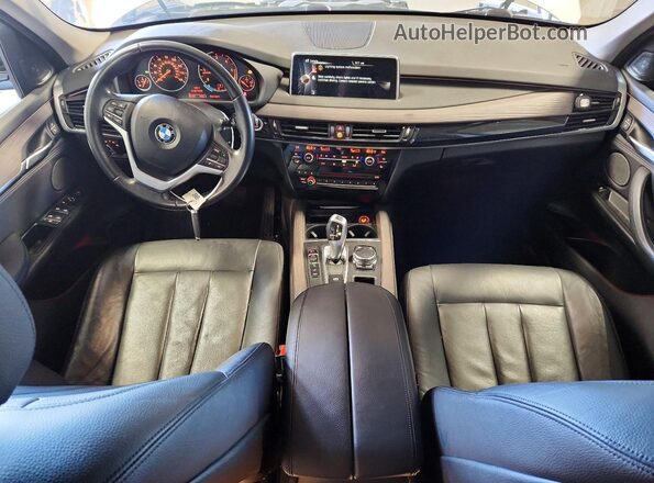 5UXKS4C50G0N14764 2016 BMW X5 Silver Вид панелі приладів