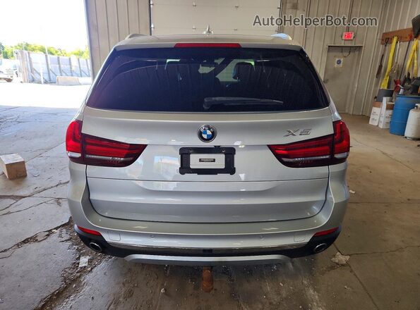 5UXKS4C50G0N14764 2016 BMW X5 Silver Вид ззаду