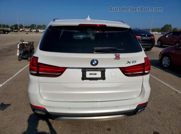 5UXKT0C30H0V97909 2017 BMW X5 Белый Вид сзади