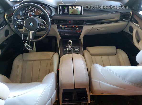 5UXKT0C31H0S81418 2017 BMW X5 Black Vista del salpicadero