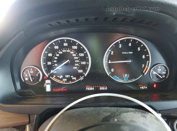 5UXKT0C31H0S81418 2017 BMW X5 Black Vista del cuadro de instrumentos