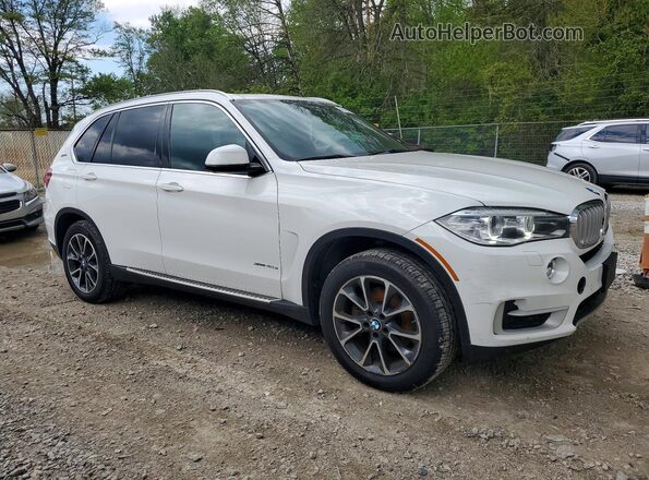 5UXKT0C33H0S80917 2017 BMW X5 White Front right