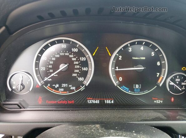 5UXKT0C33H0S80917 2017 BMW X5 White Instrument cluster view