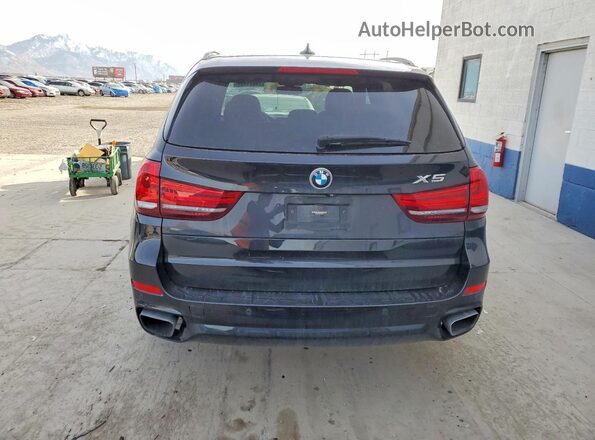 5UXKT0C37H0V96370 2017 BMW X5 Black უკანა ხედი