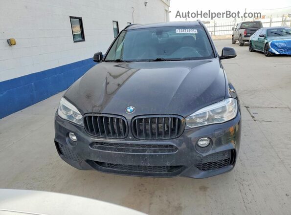 5UXKT0C37H0V96370 2017 BMW X5 Black წინა ხედი