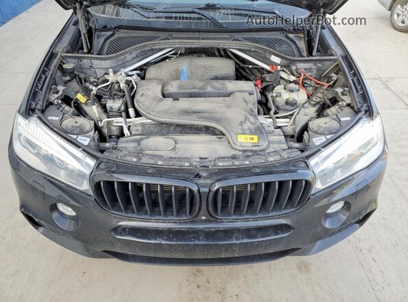 5UXKT0C37H0V96370 2017 BMW X5 Black უკანა სალონის ხედი