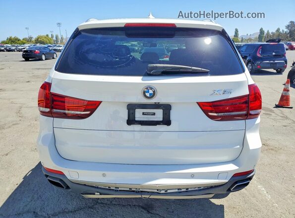 5UXKT0C39H0V96869 2017 BMW X5 Белый Вид сзади