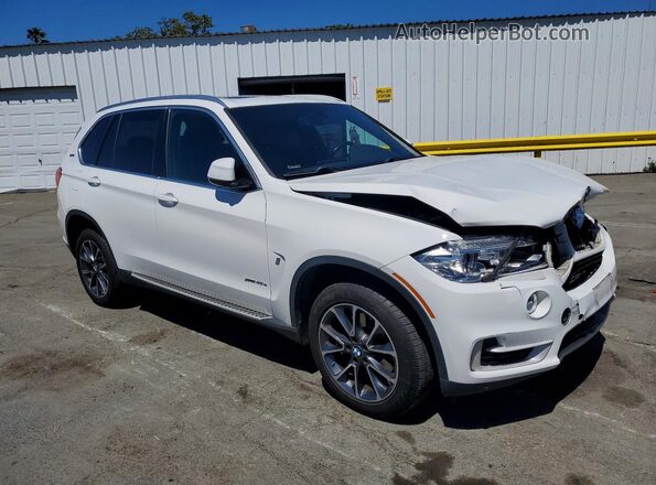 5UXKT0C39H0V96869 2017 BMW X5 Белый Передняя правая четверть