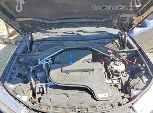 5UXKT0C39H0V97939 2017 BMW X5 Blue Շարժիչի բաժամունքի տեսք
