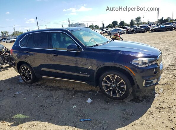 5UXKT0C39H0V97939 2017 BMW X5 Blue Առջևի աջ