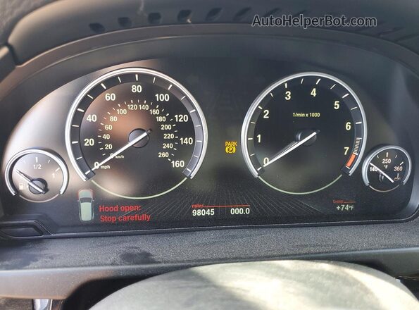5UXKT0C39H0V97939 2017 BMW X5 Blue Սարքավորումների վահանակի տեսք