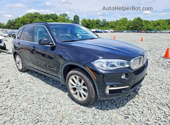 5UXKT0C50G0S75738 2016 BMW X5 Black Передня права чверть