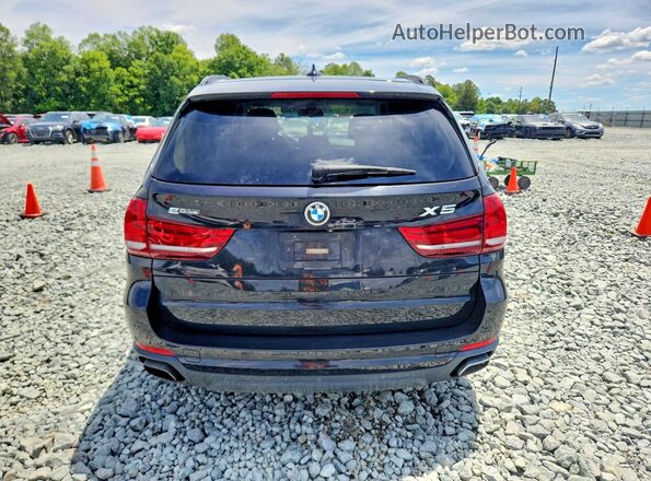 5UXKT0C50G0S75738 2016 BMW X5 Black Вид ззаду