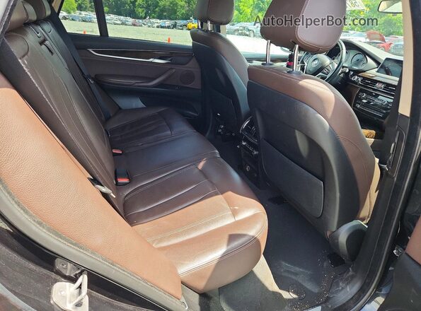 5UXKT0C50G0S75738 2016 BMW X5 Black Вид задніх сидінь