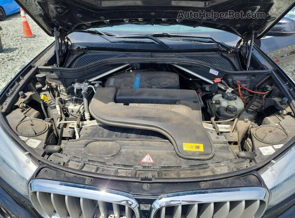 5UXKT0C50G0S75738 2016 BMW X5 Black Вид задньої частини салону