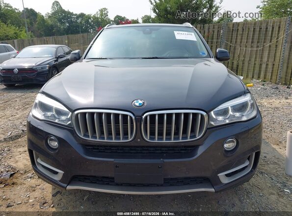 5UXKT0C52G0F74764 2016 BMW X5 Black Widok wnętrza z tyłu