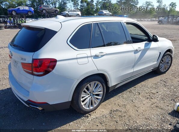 5UXKT0C52G0S78446 2016 BMW X5 White Задня права чверть