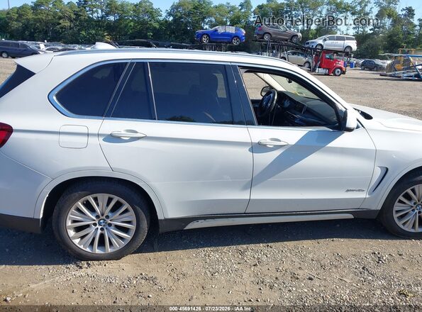 5UXKT0C52G0S78446 2016 BMW X5 White Вид задньої частини салону
