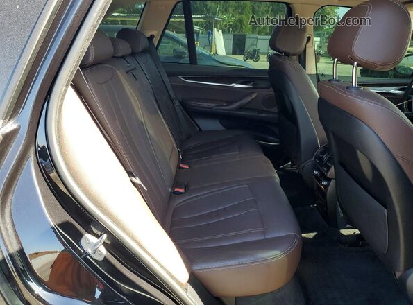 5UXKT0C52G0S79032 2016 BMW X5 Черный Вид задней части салона