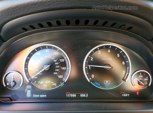 5UXKT0C52G0S79032 2016 BMW X5 Черный Вид щитка приборов