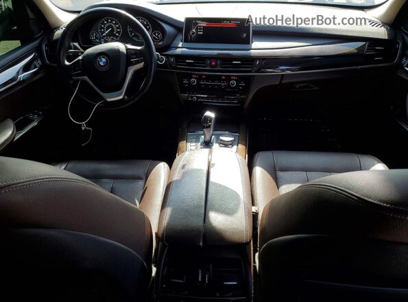 5UXKT0C52G0S79032 2016 BMW X5 Черный Вид панели приборов