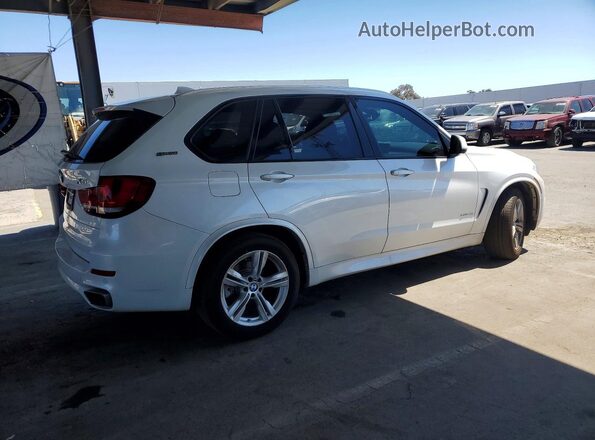 5UXKT0C52J0V99524 2018 BMW X5 White Задня права чверть