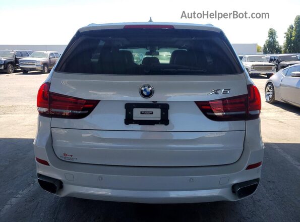 5UXKT0C52J0V99524 2018 BMW X5 White Вид ззаду