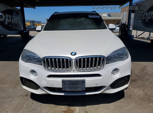 5UXKT0C52J0V99524 2018 BMW X5 White Вид спереду