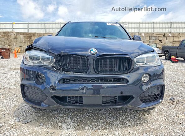 5UXKT0C52J0V99877 2018 BMW X5 Blue Դիմացի տեսք