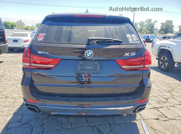 5UXKT0C53G0F74708 2016 BMW X5 Brown Вид ззаду