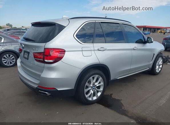 5UXKT0C53G0S77953 2016 BMW X5 Silver უკანა მარჯვენა