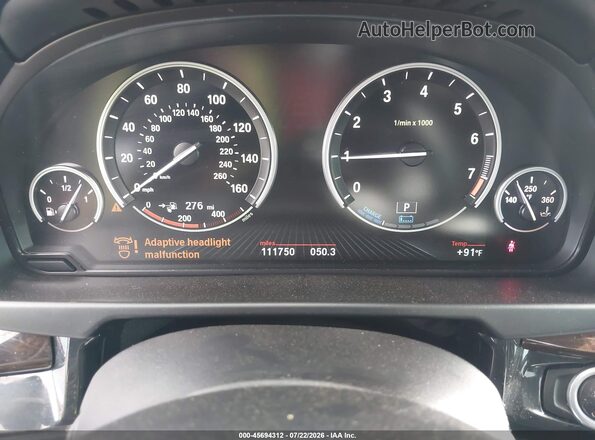 5UXKT0C53G0S77953 2016 BMW X5 Silver უკანა სავარძლების ხედი