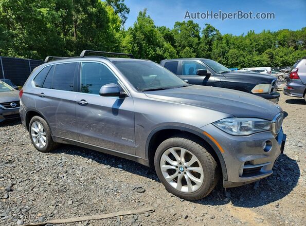 5UXKT0C54G0S76522 2016 BMW X5 Серый Передняя правая четверть