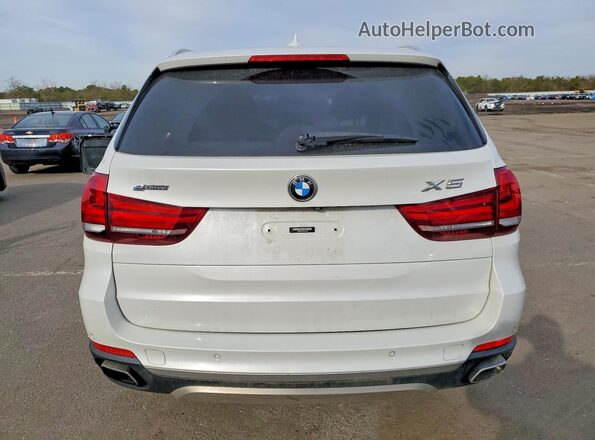 5UXKT0C54G0S77105 2016 BMW X5 White უკანა ხედი