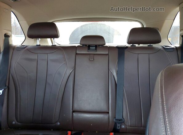 5UXKT0C54G0S77105 2016 BMW X5 White უკანა სავარძლების ხედი