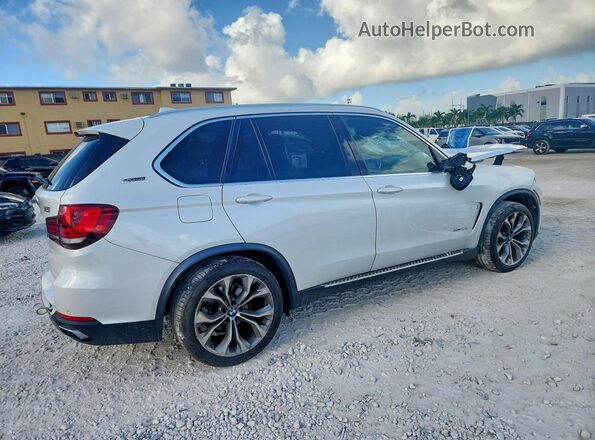5UXKT0C54J0W02634 2018 BMW X5 White უკანა მარჯვენა
